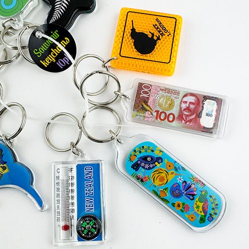 10-pack of Assorted NZ Keyrings - Image 2