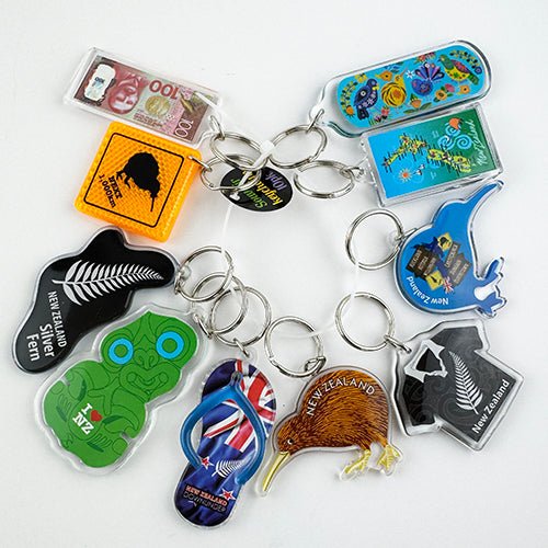 10-pack of Assorted NZ Keyrings - Image 3