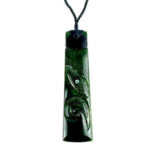 12cm Pounamu Greenstone Toki Manaia Necklace - Image 2