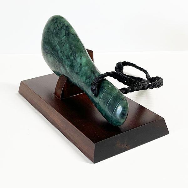 20cm Genuine NZ Greenstone Mere Ornament or Necklace - Image 7