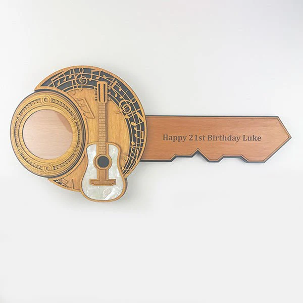 21st Birthday Key for Guitar Playing Musician - Image 6