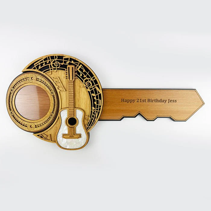 21st Birthday Key for Guitar Playing Musician - Image 7