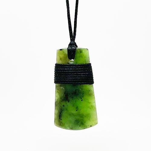 4.5cm Genuine Ngai Tahu Greenstone Toki Necklace - Image 2