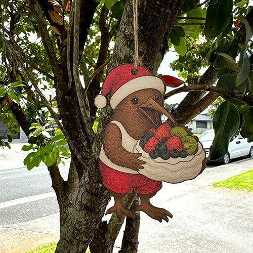 Absolutely Iconic Santa Kiwi with Pavlova Christmas Ornament - Image 2