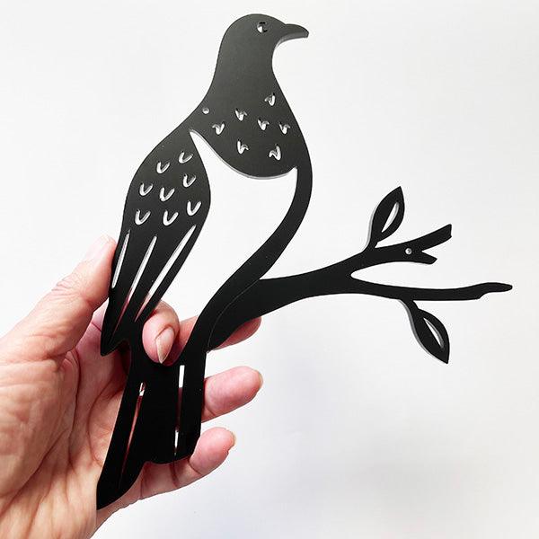 Acrylic NZ Made Wood Pigeon Kereru Wall Art - Image 2