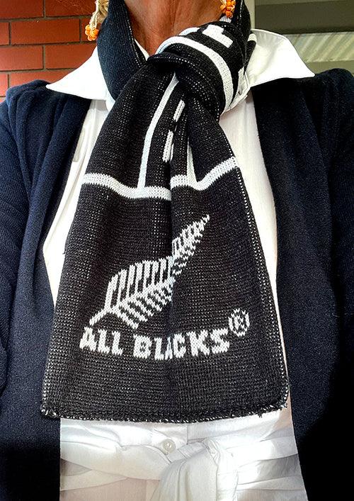 All Blacks Rugby Kids to Adults Jacquard Scarf - Image 4