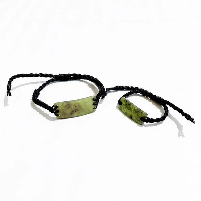 Baby And Child Size Ngai Tahu Greenstone Bracelet - Image 3