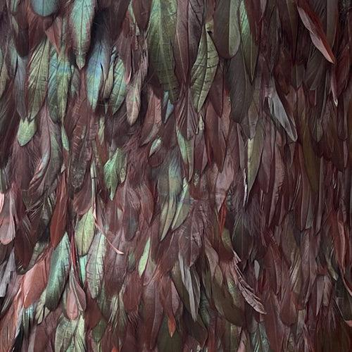 Brown Maori Feather Korowai Cloak - Image 5