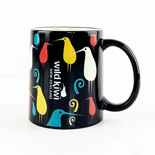 Colourful NZ Kiwi Bird Mug - Image 2