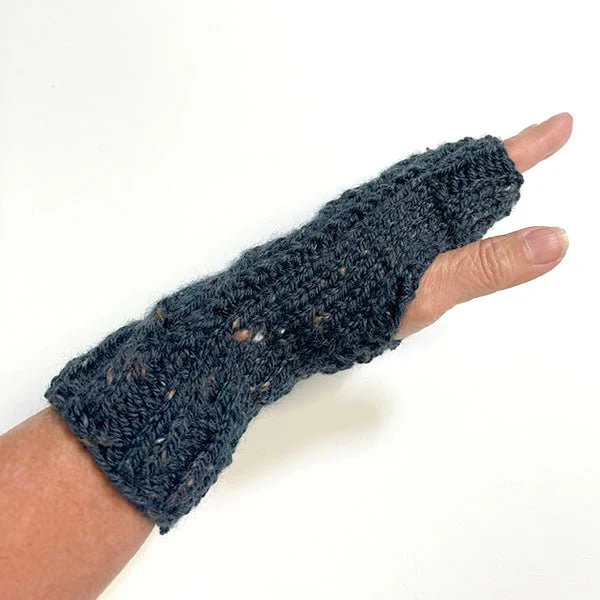 Cosy Handknitted Wool Wrist Warmers - Image 2