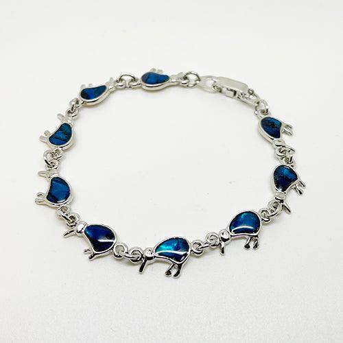 Cute Paua Kiwi Girls Bracelet - Image 2