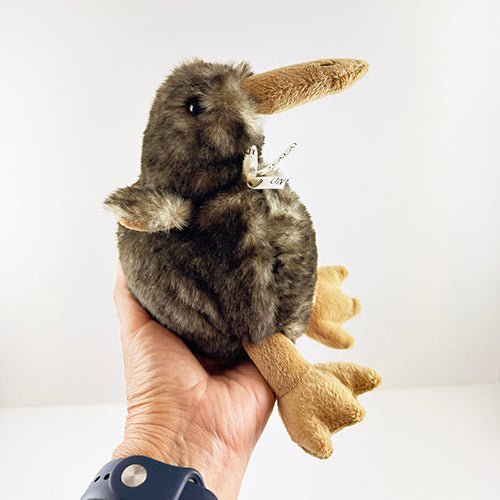 Dark Brown Plush Kiwi Bird Toy - Wonderful NZ Souvenir - Image 2
