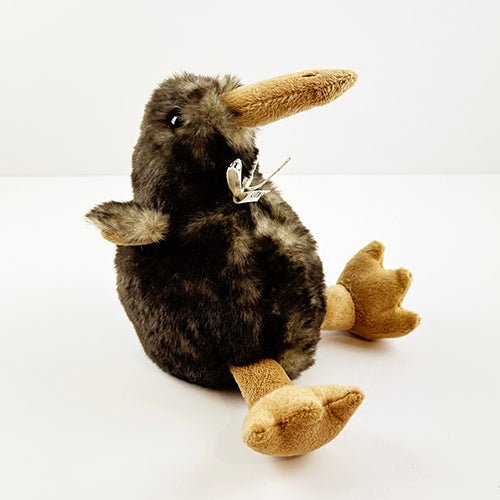 Dark Brown Plush Kiwi Bird Toy - Wonderful NZ Souvenir - Image 3