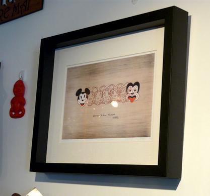 Dick Frizzell From Mickey to Tiki Tu Meke NZ Art Print - Image 3