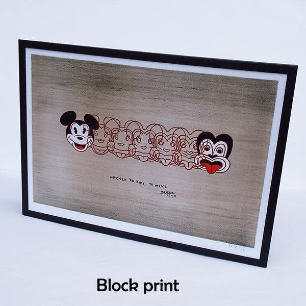 Dick Frizzell From Mickey to Tiki Tu Meke NZ Art Print - Image 4