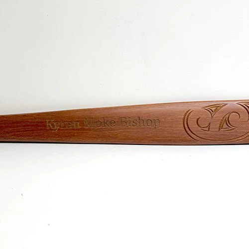 Full Size Maori Taiaha with Carved Shaft and Head - Image 11