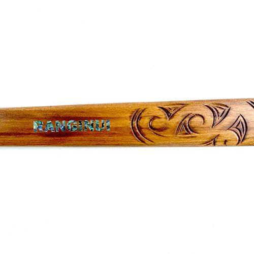 Full Size Maori Taiaha with Carved Shaft and Head - Image 12