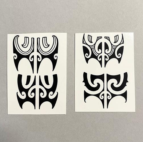 Girls and Womens Chin Moko Temporary Tattoos - Image 3