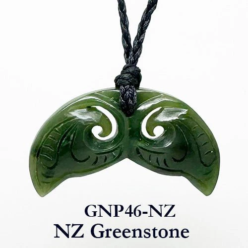 Greenstone Whale Tail Koru Necklace - Image 4