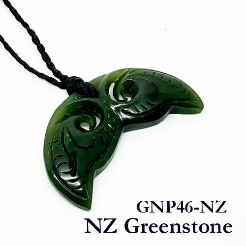 Greenstone Whale Tail Koru Necklace - Image 5