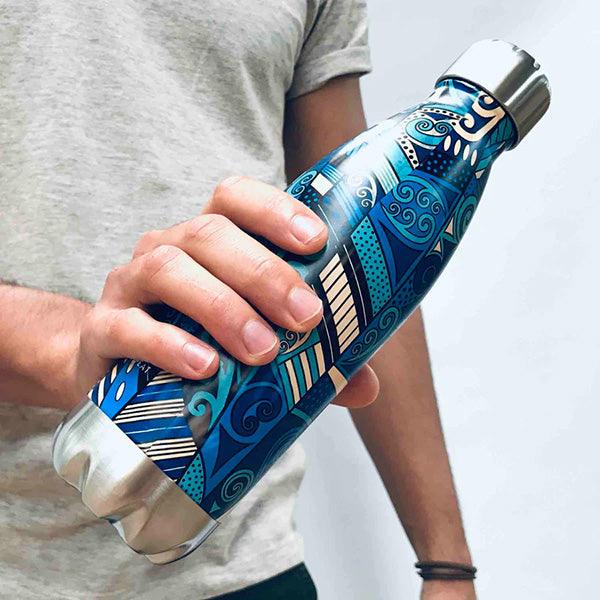 Hot and Cold Maori Koru Insulated Drink Bottle - Image 4