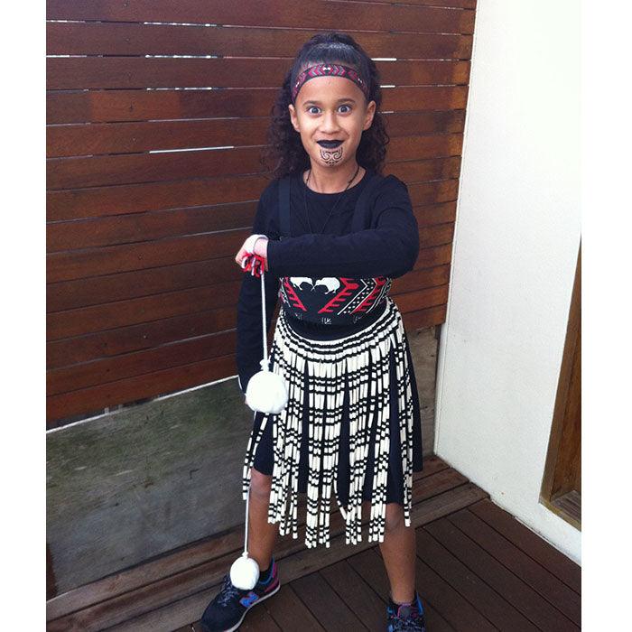 Kapa Haka Maori Girls Costume - Image 3