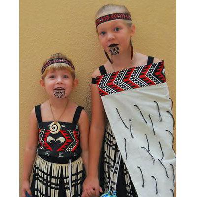 Kapa Haka Maori Girls Costume - Image 5