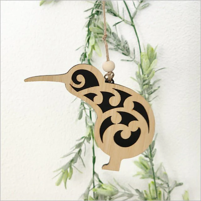 Koru Kiwi Bird NZ Made Christmas Ornament - Image 10