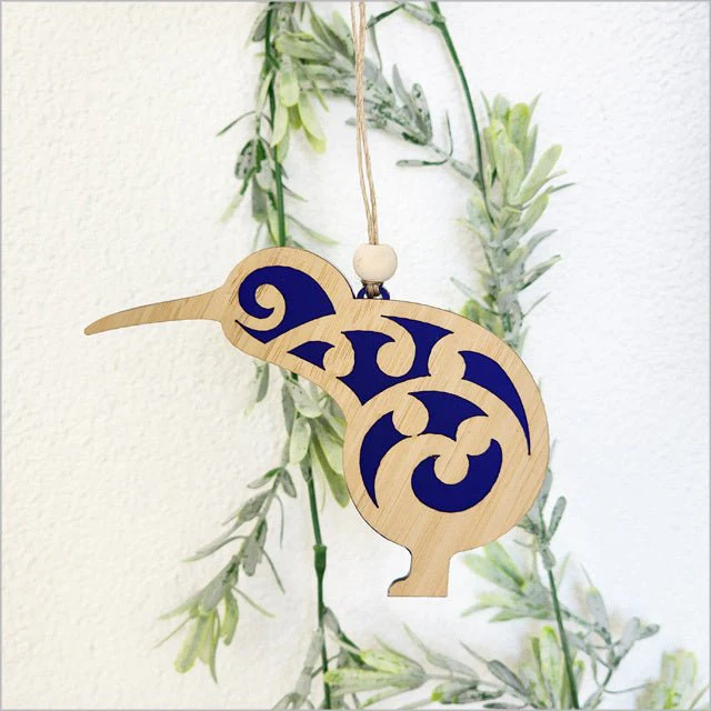 Koru Kiwi Bird NZ Made Christmas Ornament - Image 12