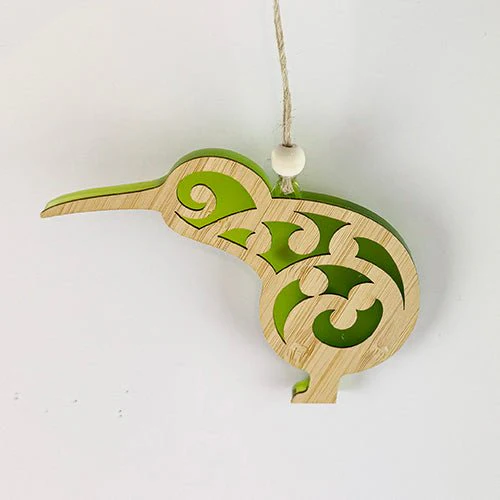 Koru Kiwi Bird NZ Made Christmas Ornament - Image 9