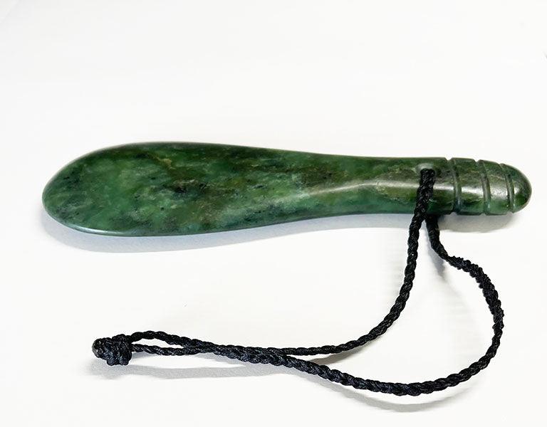 Large 23cm NZ Greenstone Mere (Stand Optional) - Image 4