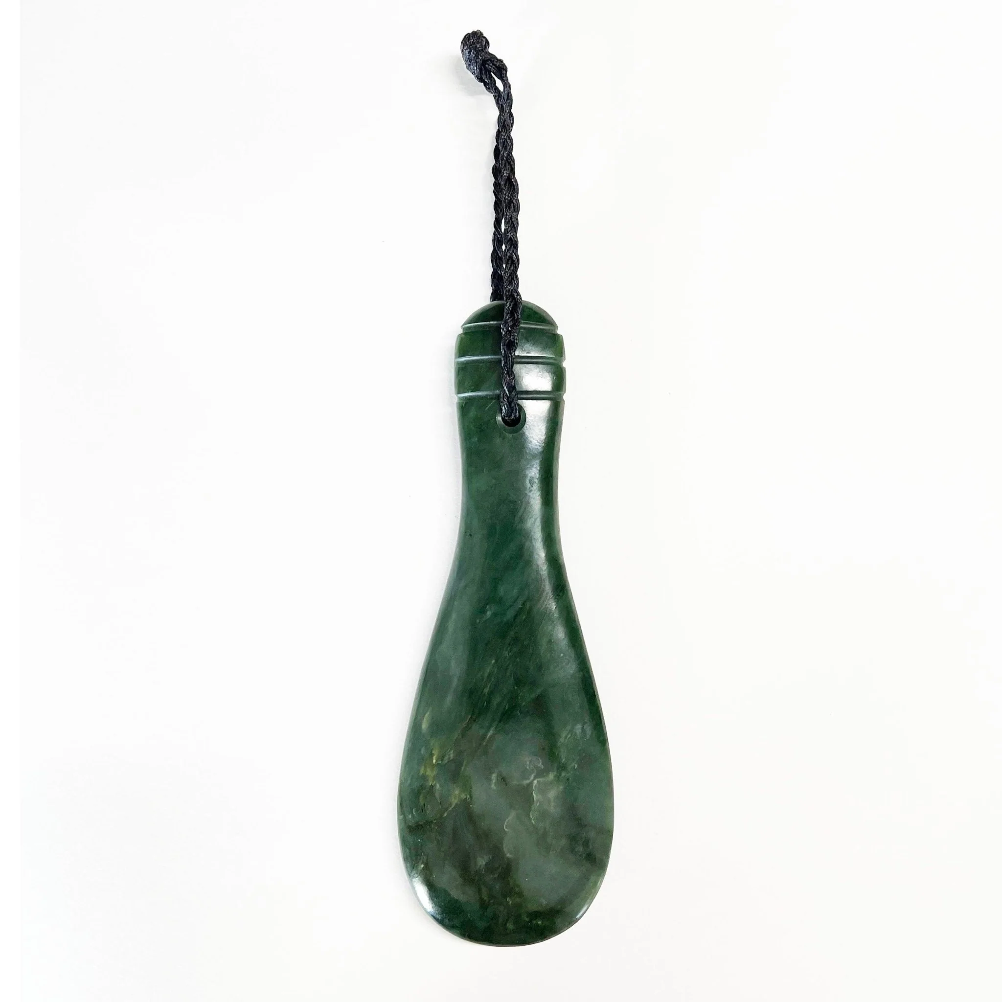 Large 23cm NZ Greenstone Mere (Stand Optional) - Image 5