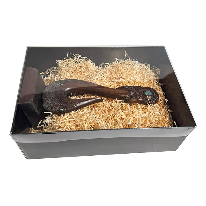 40cm Tall Maori Fish Hook Trophy - Image 6