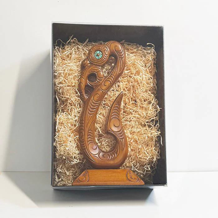 Large Maori Fish Hook Trophy - Image 3