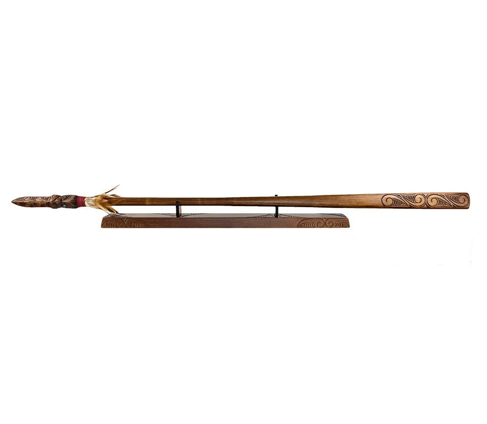 Large Maori Taiaha (Stand Optional) - Image 2