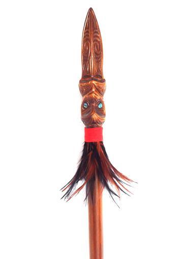 Large Maori Taiaha (Stand Optional) - Image 3