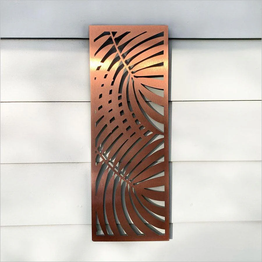 Large NZ Made Double Palm Frond Panel - Image 2