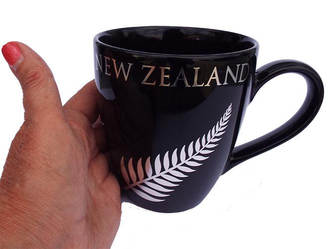 Large NZ Silver Fern Coffee or Soup Mug - Image 3