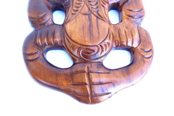 Large Wood Maori Tiki - Image 3