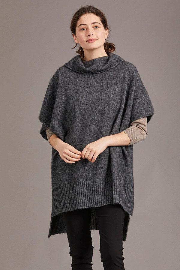 Long Line Merino PossumSilk Poncho - Image 3