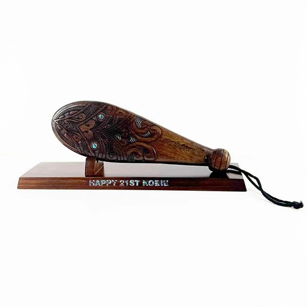 Mahogany Maori Patu - Image 5