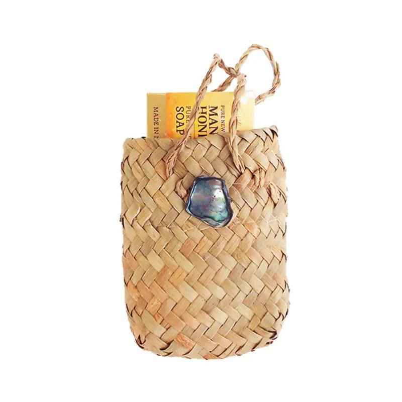 Manuka Honey Guest Soap in Paua Kete Bag Gift Set - Image 3