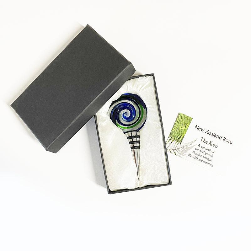 Maori Glass Wine Bottle Stoppers - Image 4