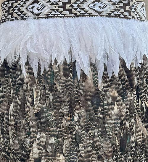 Great Spotted Kiwi Inspired Maori Feather Korowai - Image 2