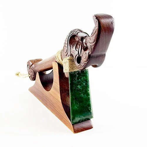 Maori Greenstone Adze -  Toki Pou Tangata - Image 12