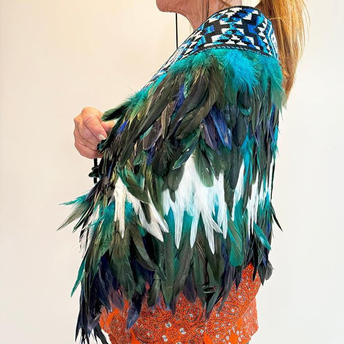 Maori Korowai Cape in Ngati Kahungunu Colours - Image 3