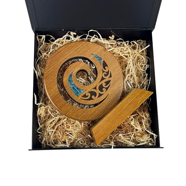 Maori Koru Trophy on Large Engravable Stand - Image 4