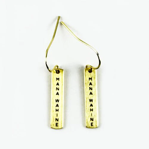Māori Mana Wahine Strong Woman Earrings - Image 3
