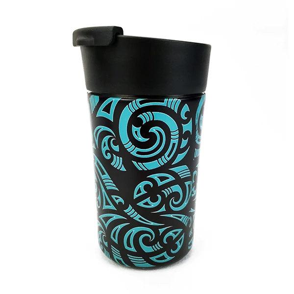 Maori Tattoo Design Insulated Coffee Cup - Image 3