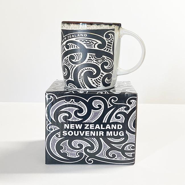 Maori Tattoo Design Stoneware Mug - Image 2